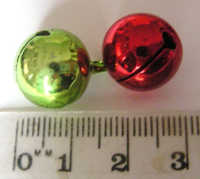 12mm Metallic Bells - Assorted Colours (each)