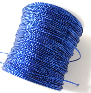 1.0 Metallic Beading Cord - Blue (30m Roll)