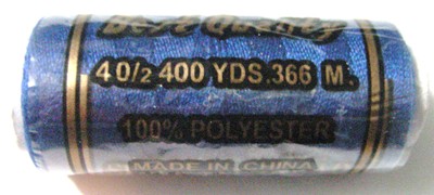 366m Roll Sewing Thread - Blue (each)